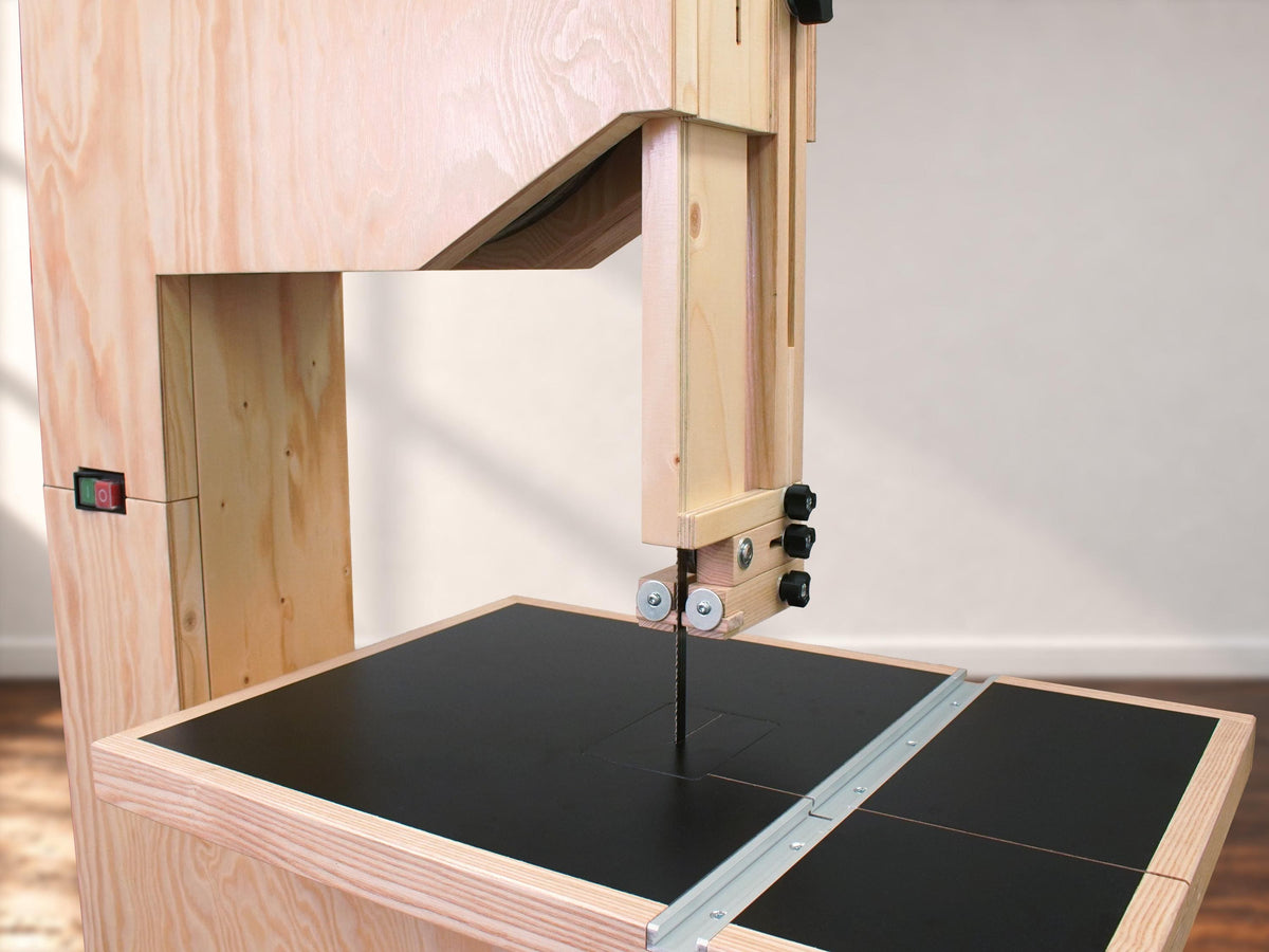 Bandsaw Plans with 16" Wheels and Tilting Table – Detailed Build Guide + Video