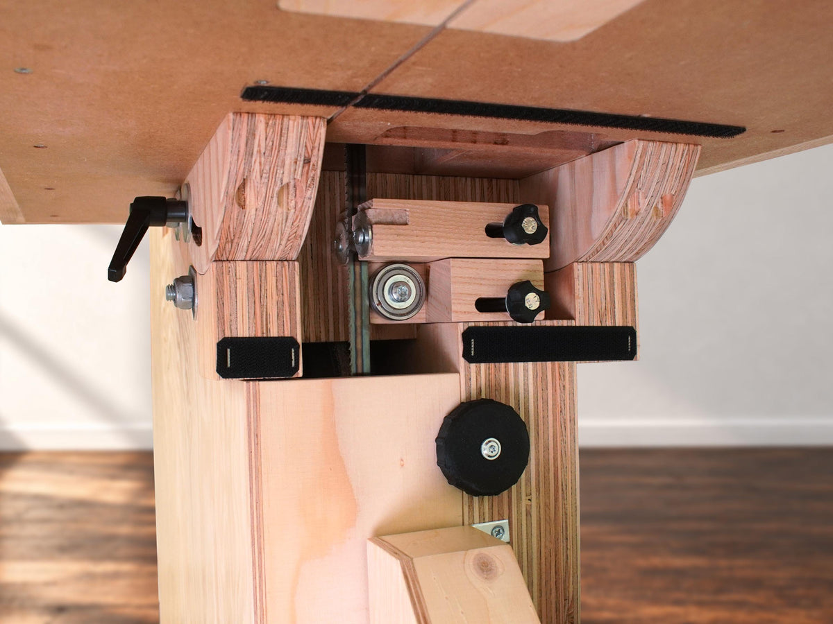 Bandsaw Plans with 16" Wheels and Tilting Table – Detailed Build Guide + Video