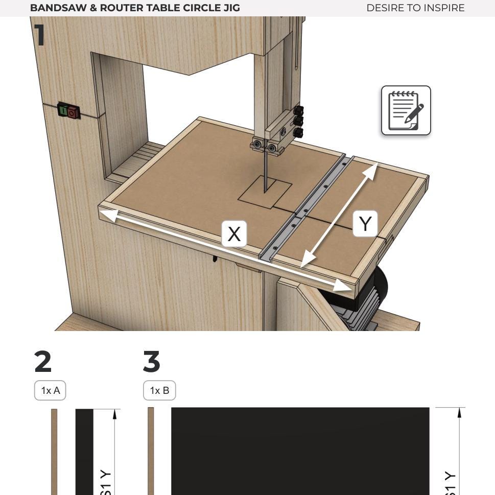 Circle Jig Plans for Bandsaw & Router Table – Precision Woodworking with Video